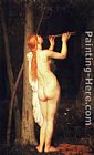 Charles Gleyre Canvas Paintings - A Bacchante